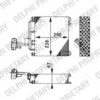 DELPHI TSP0525185 Evaporator, air conditioning